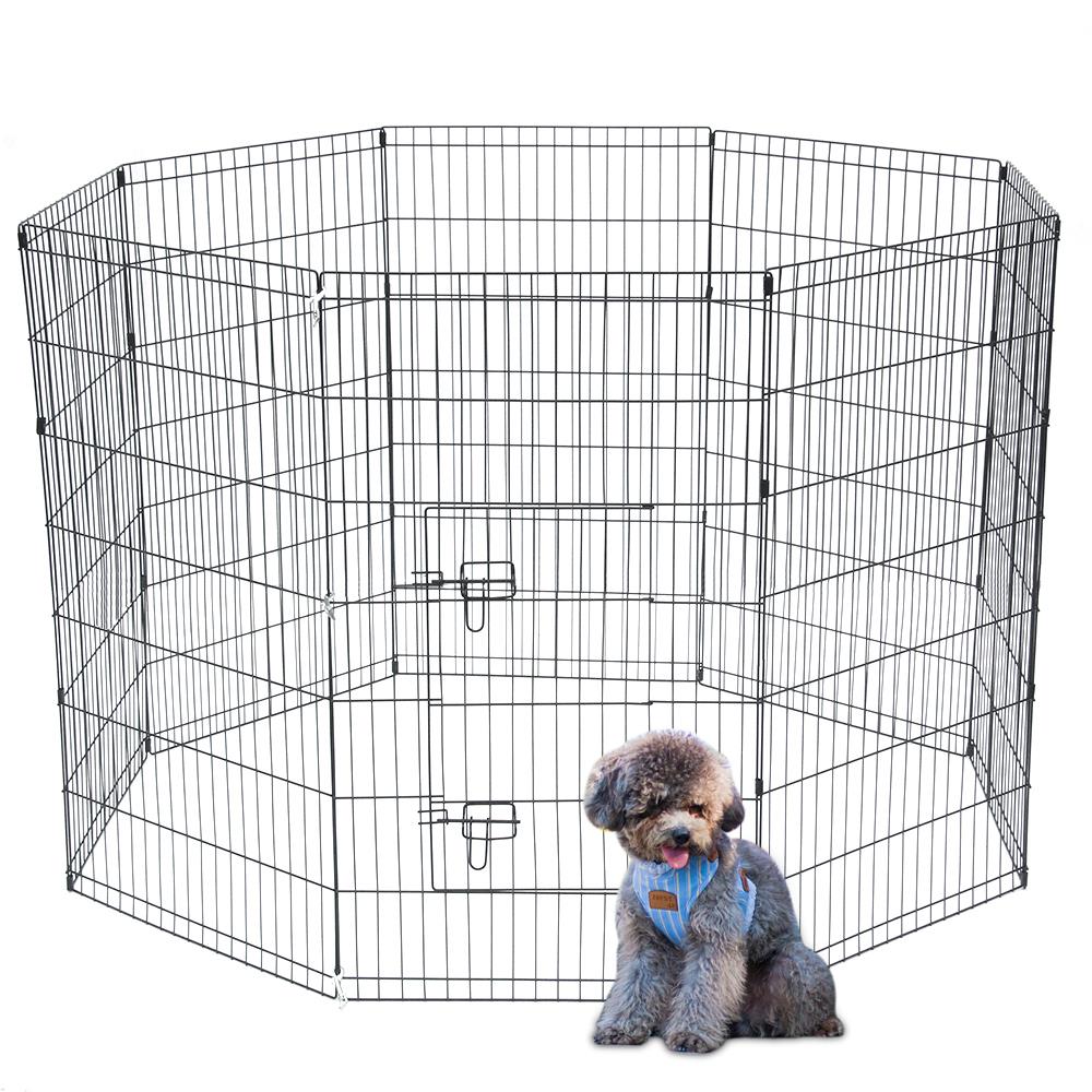 24 30 36 42 48 Tall Dog Playpen Crate Fence Pet Play Pen Exercise Cage