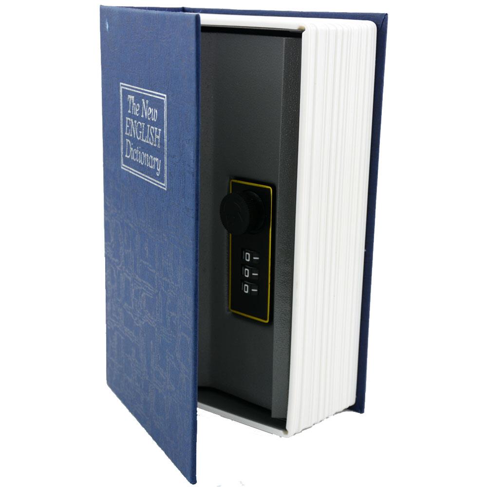 Cute Dictionary Book Safe Cash Jewelry Storage Security Number Lock 