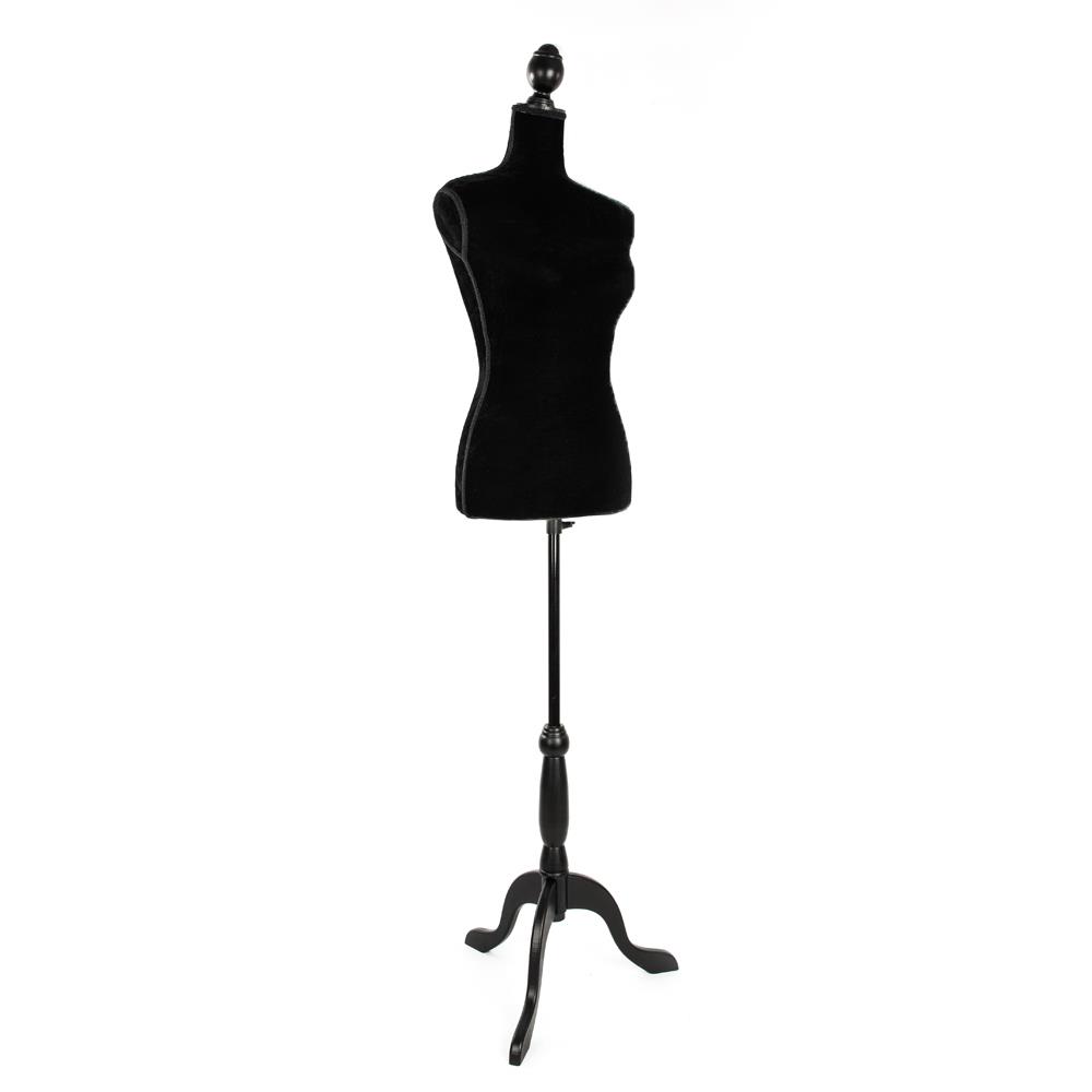 Female Women Foam Mannequin Torso Dress Form Display w/ Tripod Stand US