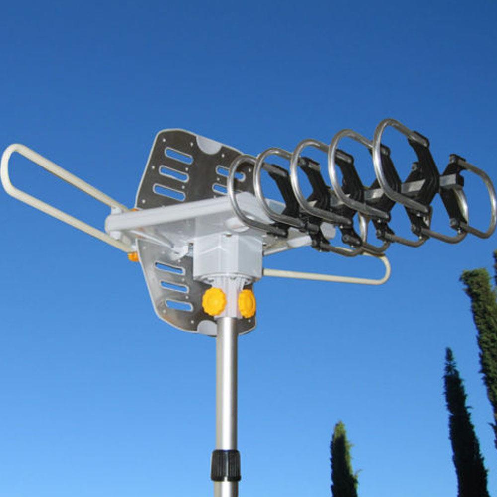 180Mile HDTV 1080P Outdoor Amplified HD TV Antenna Digital Signal UHF VHF 36dB