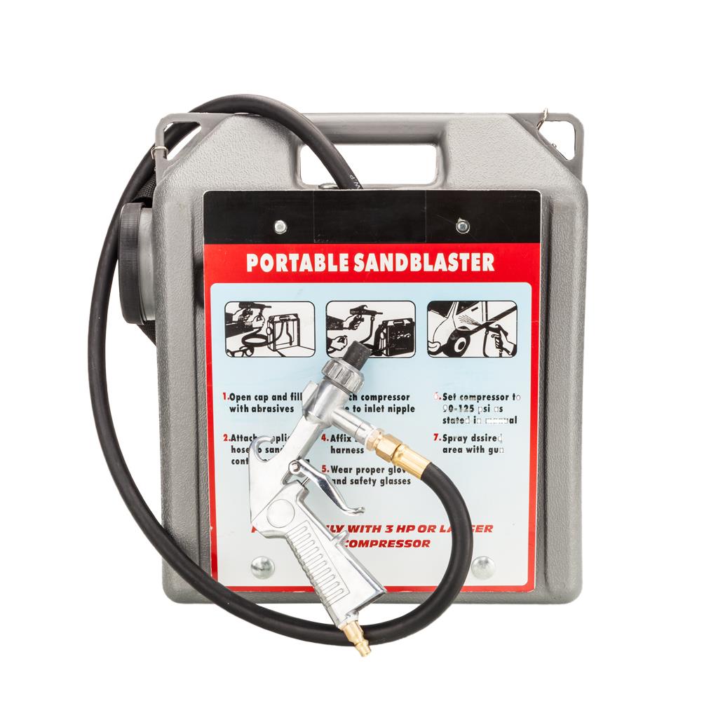 30 LBS Portable Handheld Air Sandblaster Sand Blaster Kit Rust & Paint Remover 8718475928959 eBay